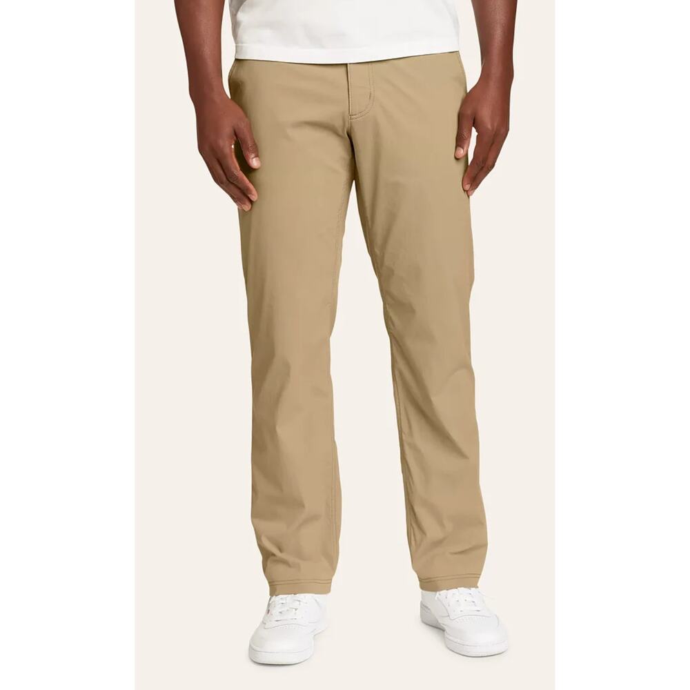 Eddie Bauer Mens Horizon Guide Chino Pants Classic Fit Size 38x32 New Khaki UPF